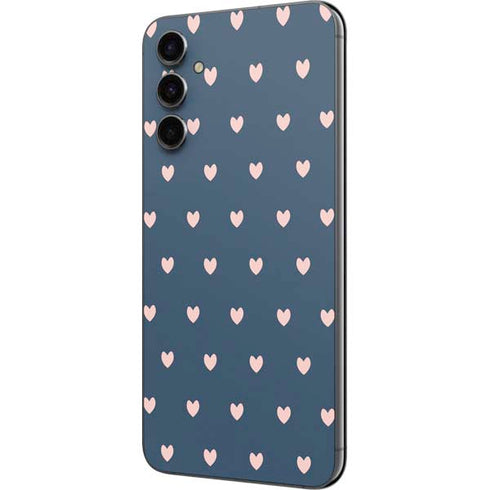 Blue and Pink Hearts Galaxy A14 5G Skin